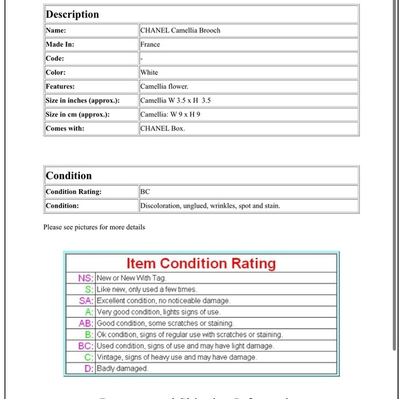 CHANEL Gold and Cream Fabric Brooch - Picture 9 of 9